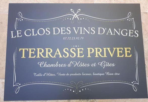 Chambre D'Hote Au Jardin Le Clos Des Vins D'Anges Saint-Pierre-des-Champs Exterior foto